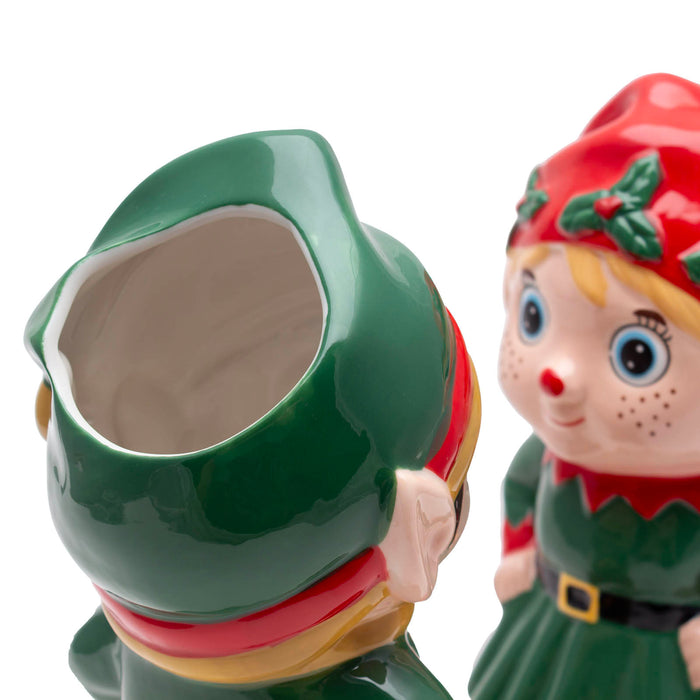 BarConic® Tiki Drinkware - Mistletoe Elves (set of two)