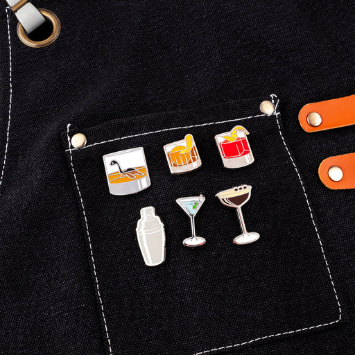Cocktail Enamel Pins - Design Options