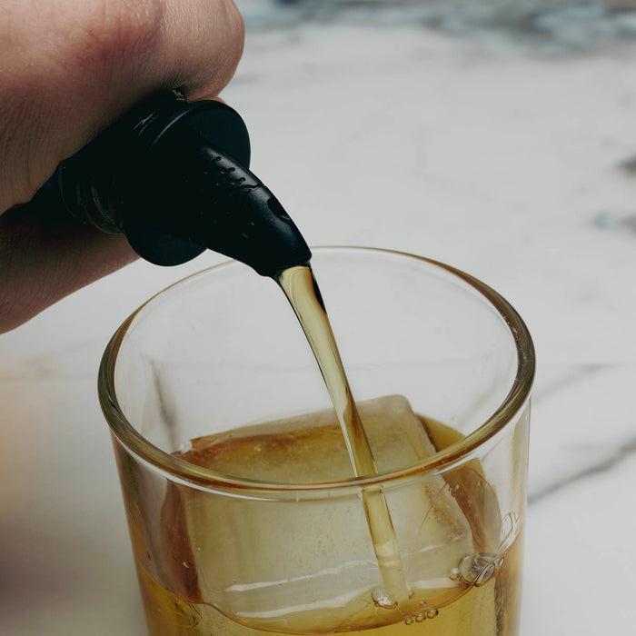 Black Plastic Pourer - Fish