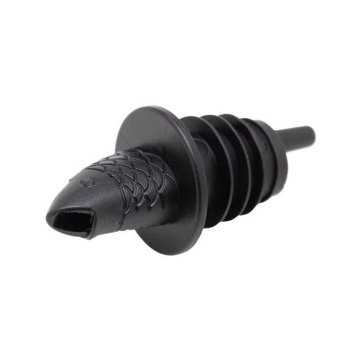 Black Plastic Pourer - Fish