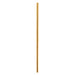 Gold cylindrical straw on a white background