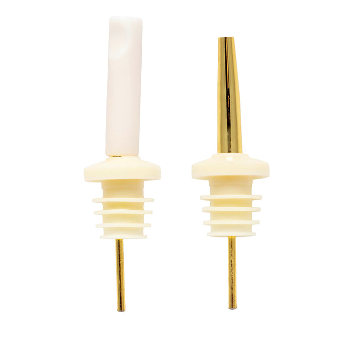 BarConic® Stainless Steel Pourer w/ Dust cap - 6 pack - COLOR OPTIONS