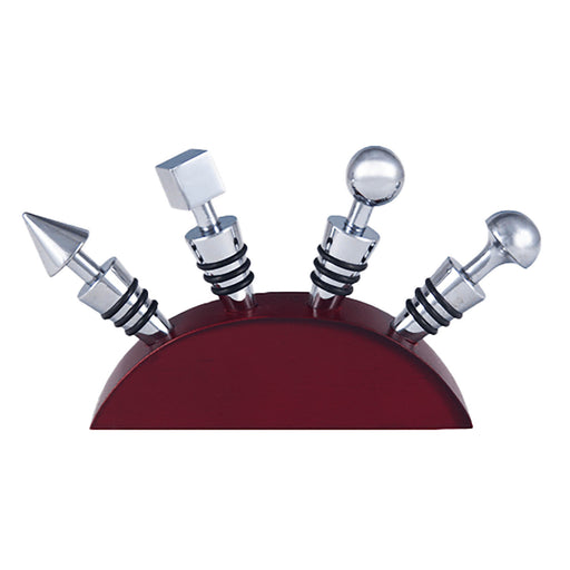 Wine Stopper Set - Chrome