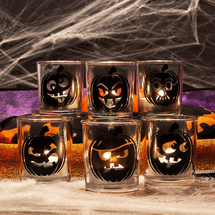 Votive/Shot Glass - Jack O'Lantern - 2.5 Ounce