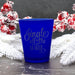 Jingle All the Way - BarConic® Dark Blue Frosted Shot Glass (1.5oz)