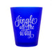 Jingle All the Way - BarConic® Dark Blue Frosted Shot Glass (1.5oz)