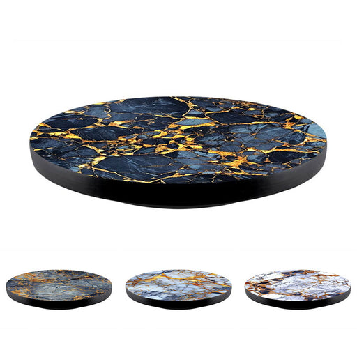 Lazy Susan - Marble W/ Gold Designs - 4 Different Designs