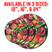 Lazy Susan - Watercolor Fruit - Pomegranate - 3 Different Sizes