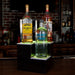 BarConic® LED Liquor Bottle Display Shelf - 2 Tier Inner Corner