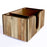 Customizable Wooden Bar Caddy - White Wood With Leaves