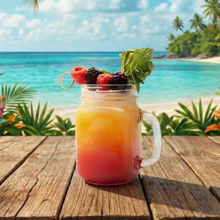 BarConic® 16 oz Mason Jar Mug Glass – with Handle