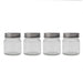 Mini Mason Glass Jars - w/lids - 2.5 ounces - 4 pack