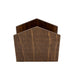 Upright Wooden Napkin Holder With Storage Back