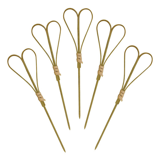 BarConic® Heart Bamboo Cocktail Picks (Pack of 100)