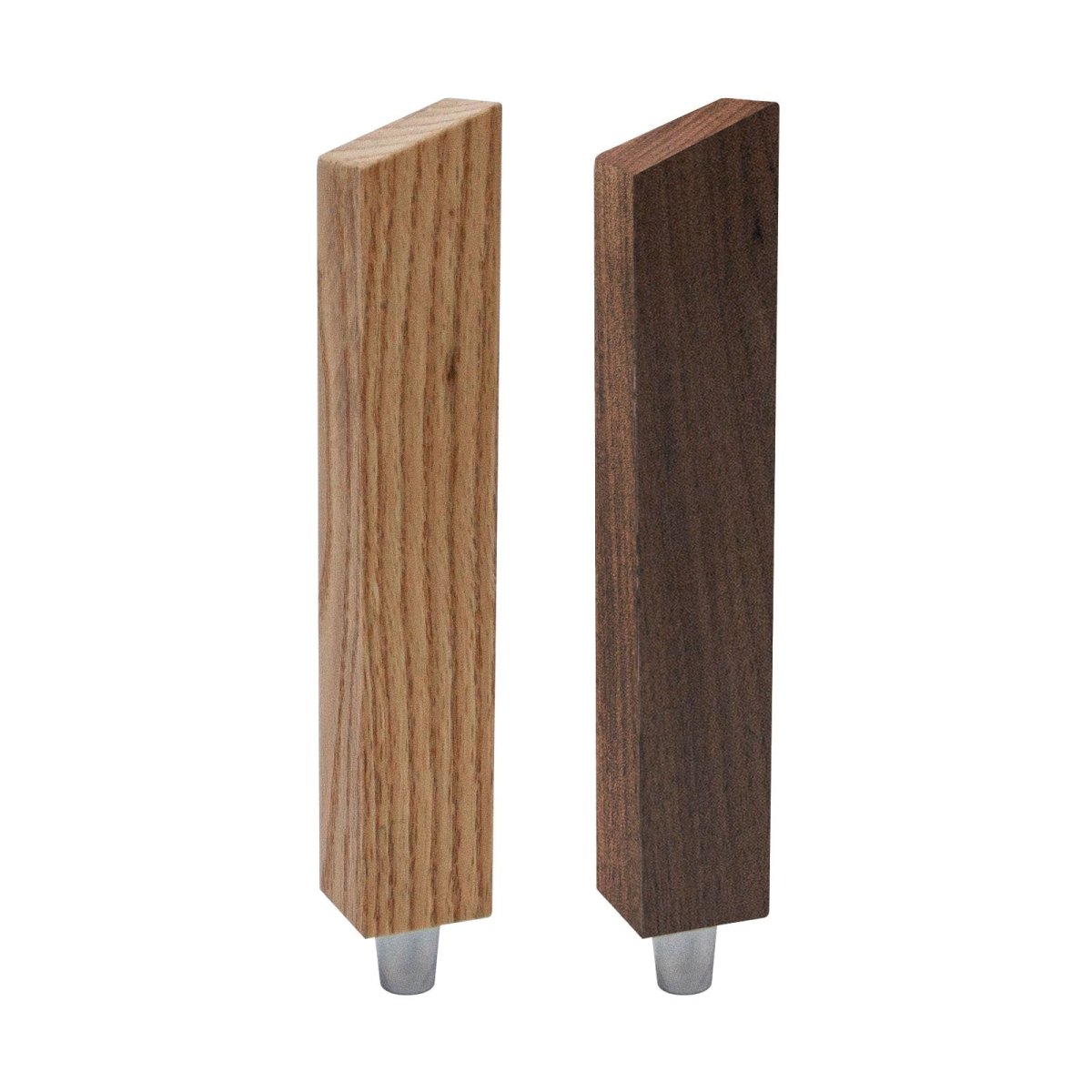 Walnut and Oak Beer Tap - With Optional Chalk Finish - Slanted - Bar ...