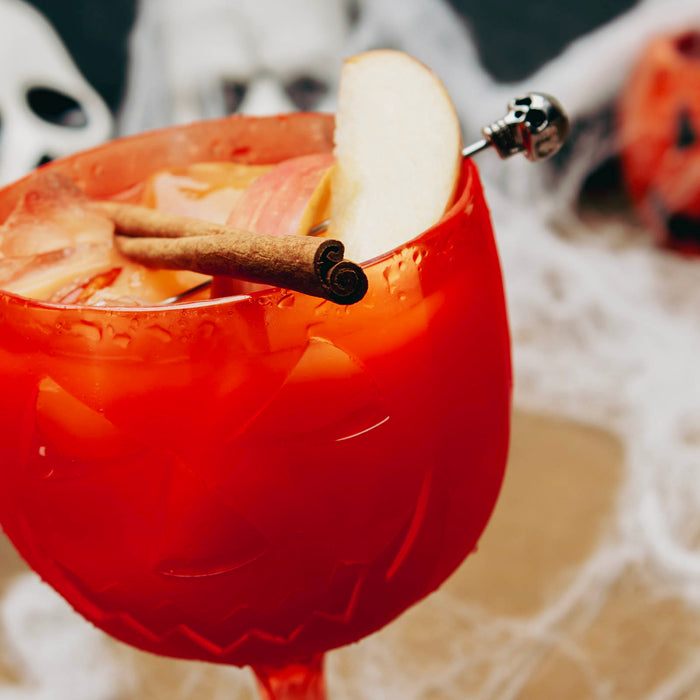 Jack-O’-Lantern Plastic Goblet - 20 ounce