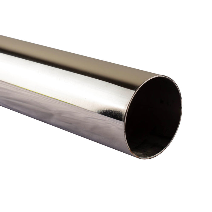 Bar Foot Rail Tubing - Polished Stainless Steel (Length Options)