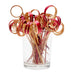 Ring Bamboo Cocktail Picks - 100 Pack - Red
