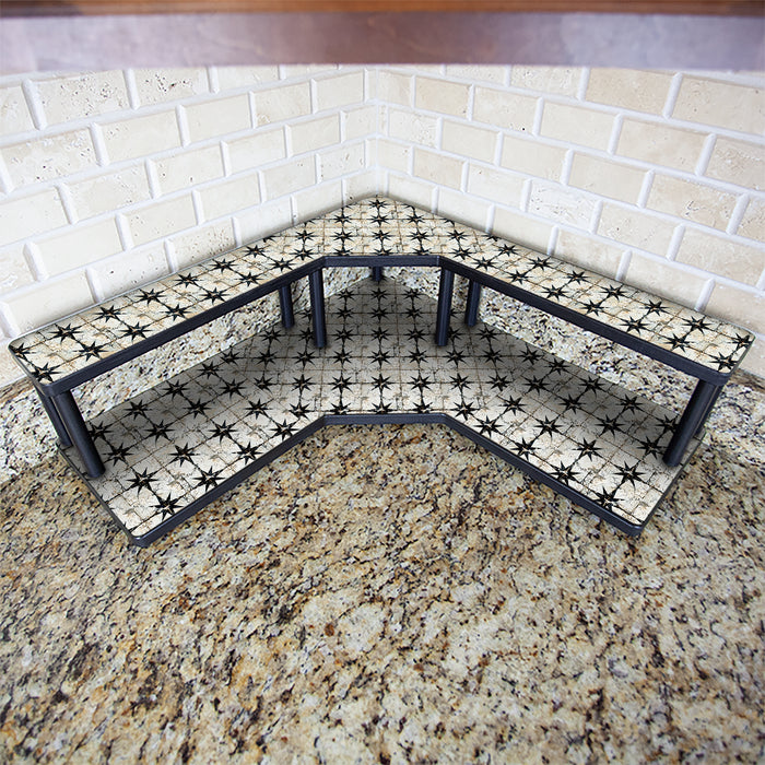 Counter Caddies™ - "Rustic Tiles" Themed Artwork Culinary