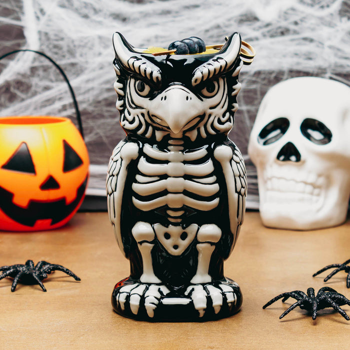 Skeleton Owl - BarConic® Tiki Drinkware