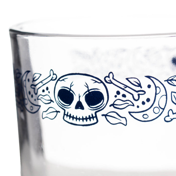 BarConic® Glassware - Skull Theme - Old Fashion Glass - 10 ounce