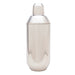 Silver cocktail shaker on a white background