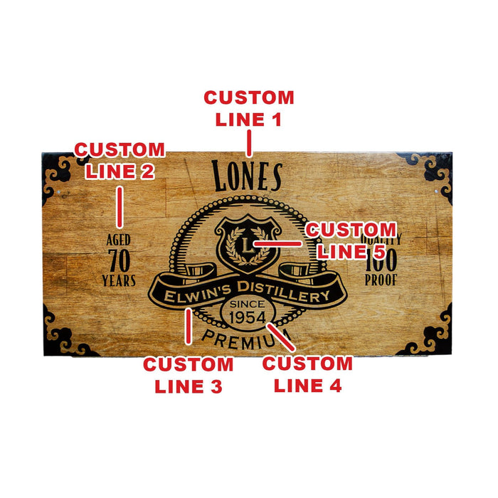 Murphy WalBAR™ - CUSTOMIZABLE Distillery Design - Handcrafted in USA