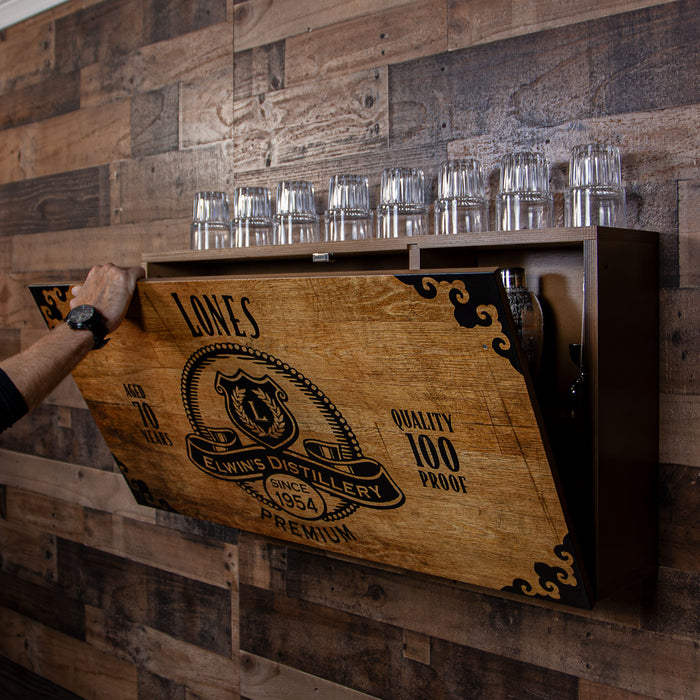 Murphy WalBAR™ - CUSTOMIZABLE Distillery Design - Handcrafted in USA