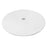 Outdoor Lazy Susan With Hold For Umbrella - White