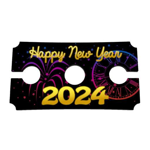 Wood Wine Glass Caddy - 2024 New Years Eve
