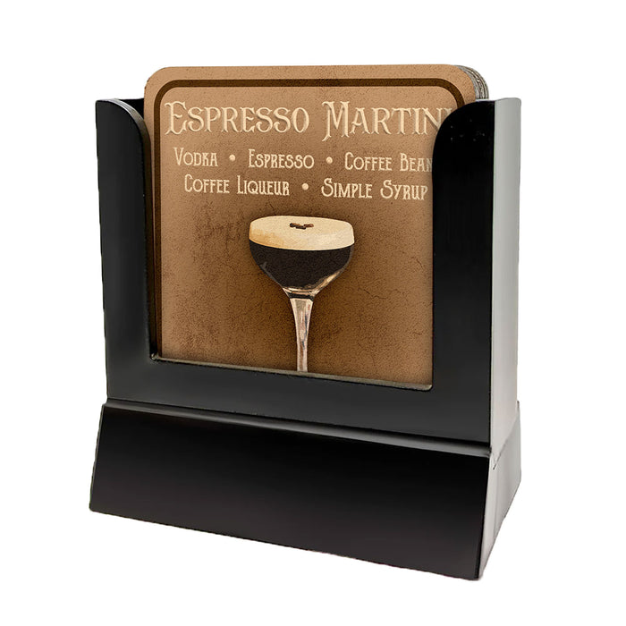 Wooden Coasters - Espresso Martini