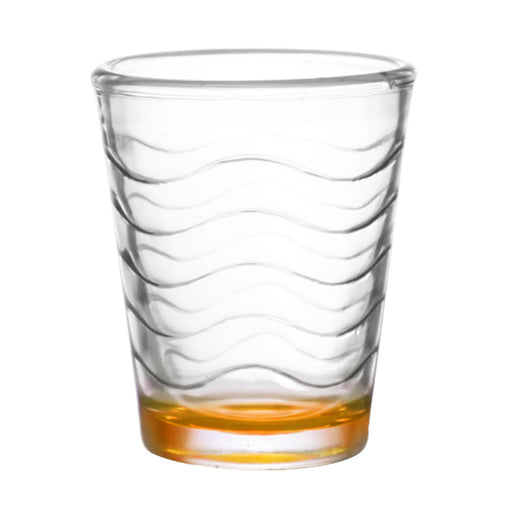 BarConic® 1.75 ounce Orange Wave Shot Glass