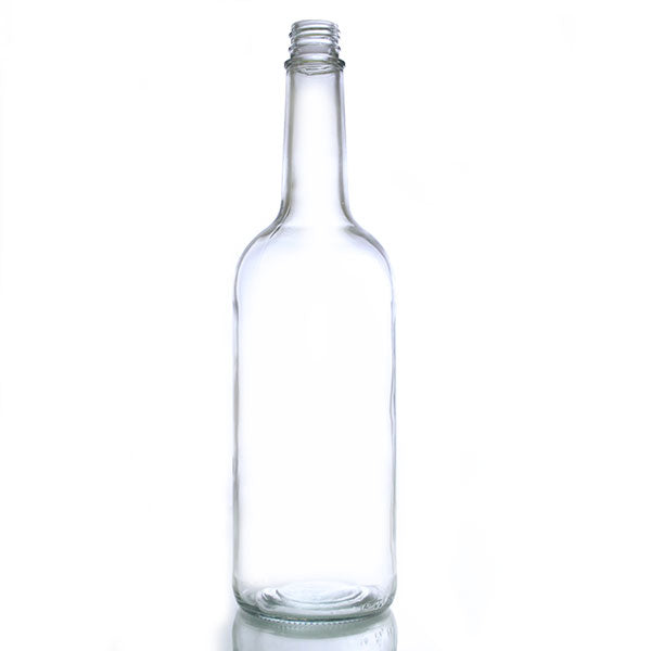 wereld garage Korting Glass Liquor Bottle - 1 Liter — Bar Products