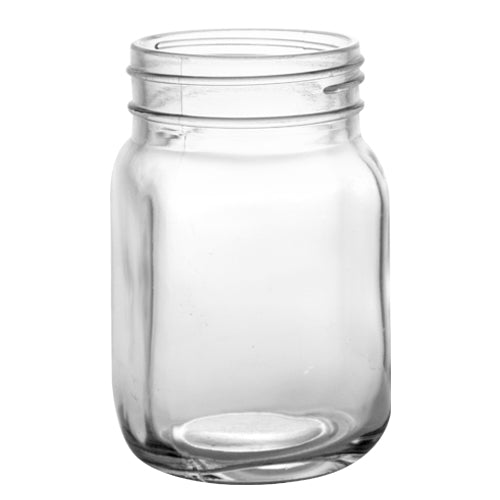 BarConic® Glassware - 12 ounce Mason Jar Mug with No Handle