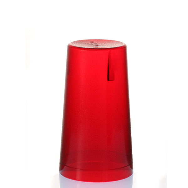 Choice 20 oz. Red SAN Plastic Pebbled Tumbler - 12/Pack