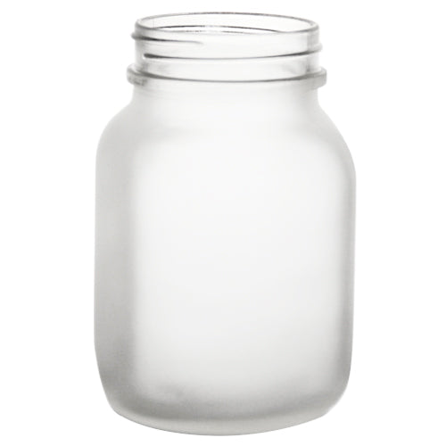 BarConic® 20 Ounce Frosted Mason Jar with No Handle