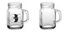 12 oz Custom BarConic® Mason Jar with Handle