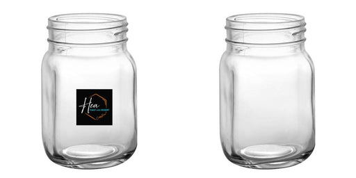 12oz BarConic® Mason Jar Mug with No Handle