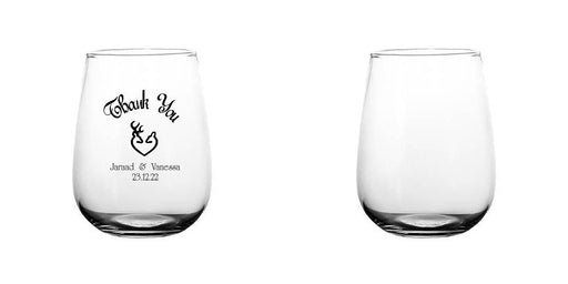 17 oz Printed BarConic® Stemless Wine Glass
