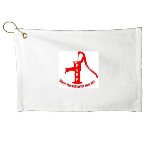 15'' x 25'' White Bar Towel With Hook