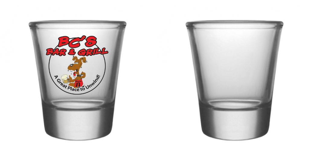 Customizable 1.5oz Thick Base Clear BarConic® Shot Glass