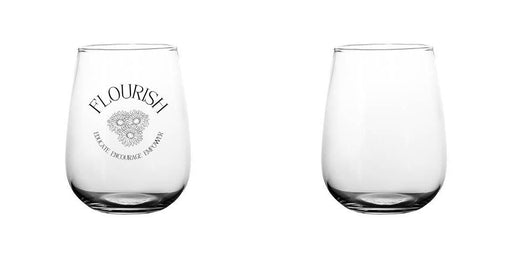 17 oz Printed BarConic® Stemless Wine Glass