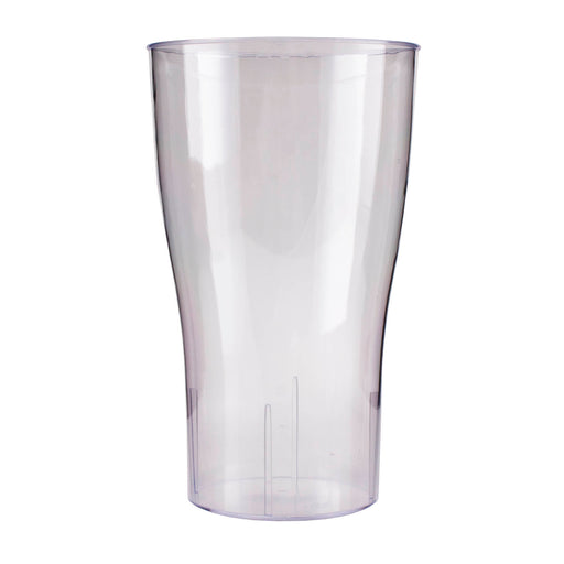 Plastic Pint Glasses - Clear - 10ct - 16 ounce