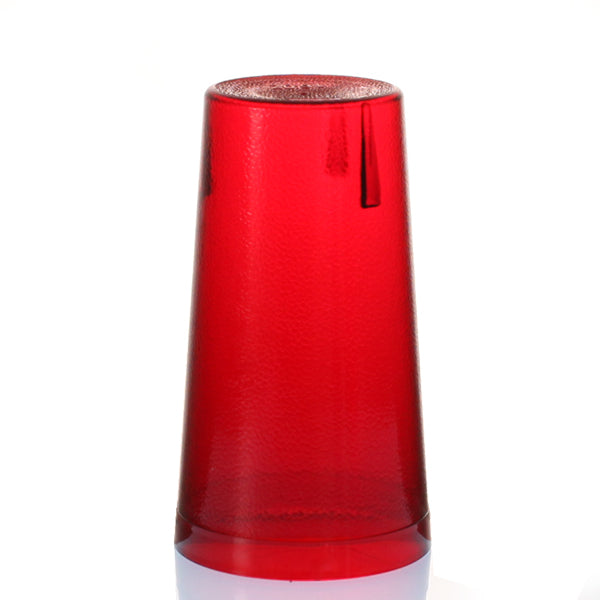 16oz  BarConic® Red Stackable Pebbled Tumblers