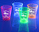 Custom 2oz Translucent Assorted Color Plastic Shot Glasses