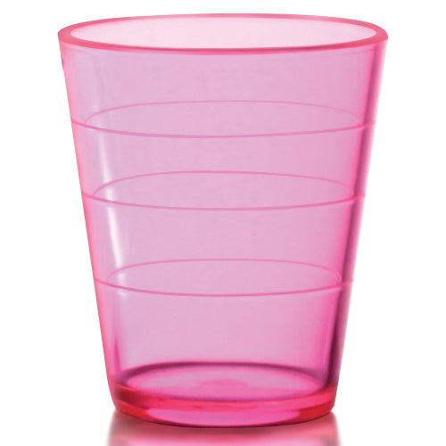 Shot Glass Plastic 2 oz Bright Pink 100 pack