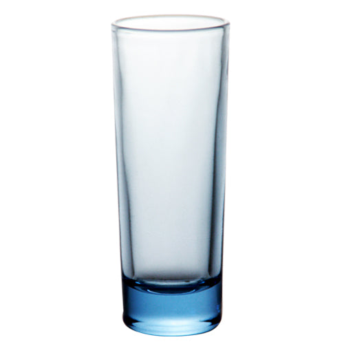 BarConic® Glassware - Shot Glass - Tall Light Blue 2 ounce