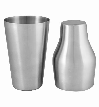 Cocktail Shaker - 2 Piece - Brushed Stainless Steel