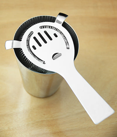 Cocktail Strainer - 2 Prong Deluxe Stainless Steel
