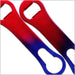 Blue and Red Color Fusion V-Rod® Bottle Opener